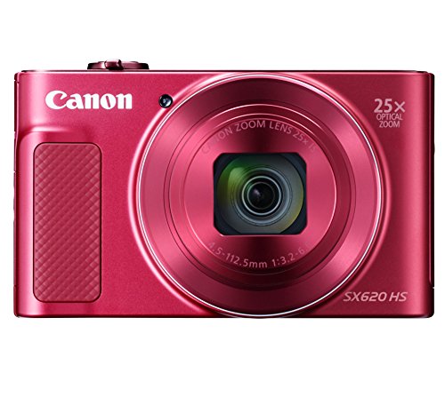 Canon コンパクトデジタルカメラ Power Shot SX620HS レッド 光学25倍ズー (中古品)の通販は