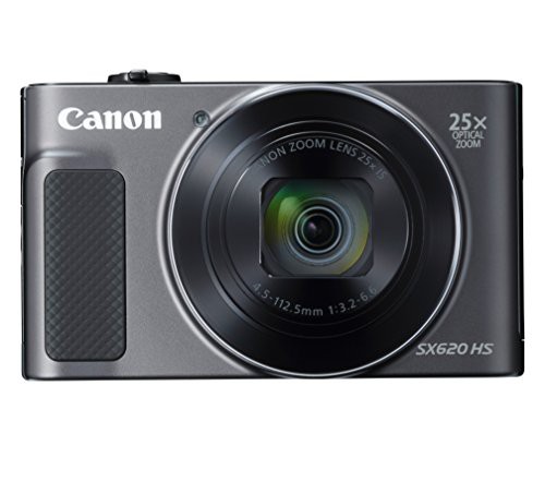 Canon コンパクトデジタルカメラ Power Shot SX620HS ブラック 光学25倍ズ (中古品)