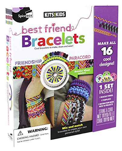 Best Friends Bracelets - Craft Kit by SpiceBox Books (23581) by SpiceB(中古品)の通販は