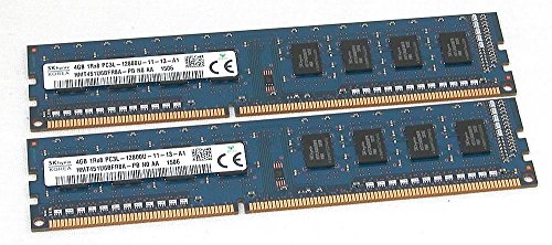 「未使用品」2?x 4?GB (8gb合計) SK Hynix hmt451u6bfr8?a-pb pc3l-12800u 1rx8デスクト(中古品)