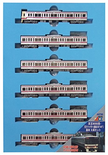 「ほぼ新品」マイクロエース Nゲージ 京王8000系・元クハ+サハ連結 (8714F)基本6両セッ (中古品)