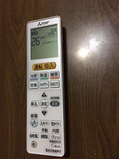 「未使用品」三菱 純正エアコン用リモコン VS153　M21ED9426(中古品)
