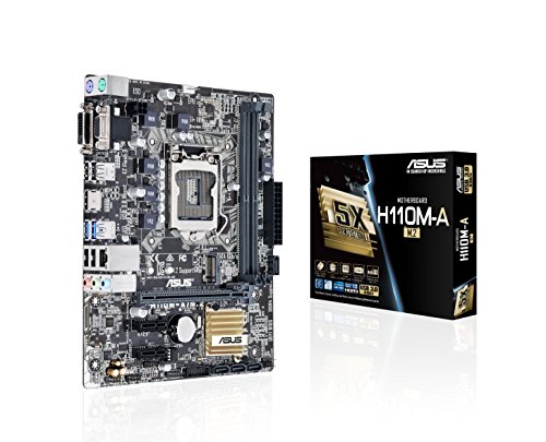 「ほぼ新品」ASUSTeK Intel H110搭載 マザーボード LGA1151対応 H110M-A/M.2  microATX(中古品)