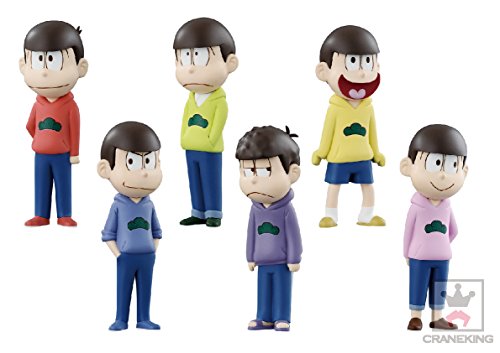 「未使用品」おそ松さん ワールドコレクタブルフィギュア 全6種セット(中古品)