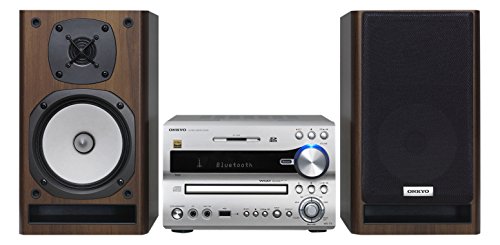 ONKYO Bluetooth/ CD/SD/USB/ハイレゾ対応 ミニコンポ シルバー X-NFR7TX(D(中古品)