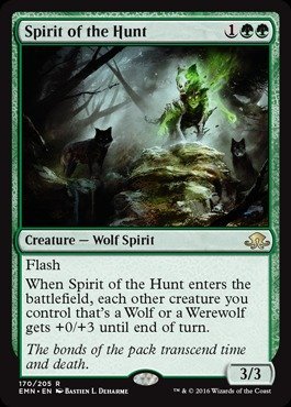 「未使用品」(マジック：ザ・ギャザリング) Magic: the Gathering - 狩りの精霊(170/205(中古品)