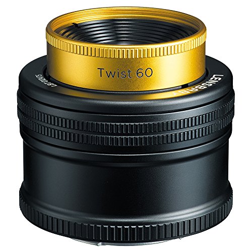 Lensbaby 単焦点レンズ twist 60 60mm F2.5 キヤノン EF用 レンズベビー光 (中古品)