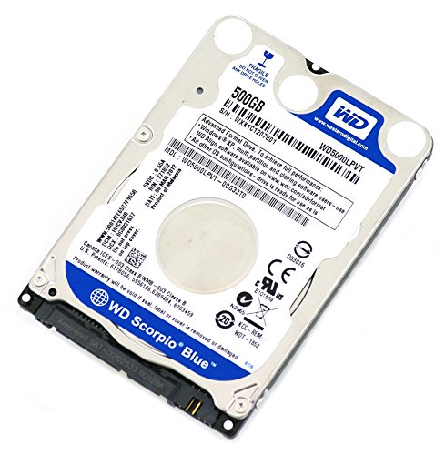 「非常に良い」WESTERNDIGITAL 2.5インチ HDD 安心の茶箱梱包 500GB 5,400rpm 8MB SATA2(中古品)
