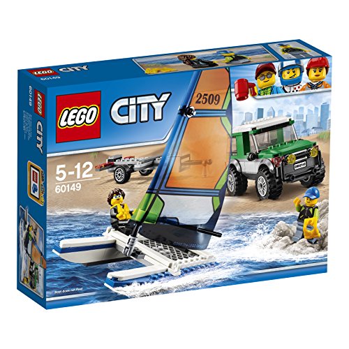 「ほぼ新品」レゴ (LEGO) シティ ヨットと4WDキャリアー 60149(中古品)