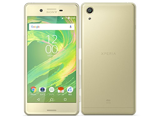「非常に良い」au Xperia X Perfomance SOV33 ライムゴールド GOLD 白ロム(中古品) 10,687円