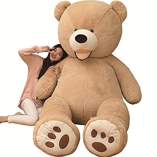 「ほぼ新品」AMIRA TOYS ぬいぐるみ　特大 くま/テディベア 可愛い熊 動物 大きい くま (中古品)