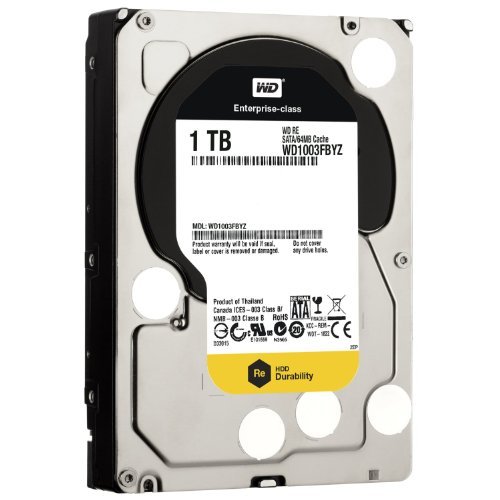 Western Digital 1 TB WD RE SATA III 7200 RPM 64 MB Cache Bulk/OEM Ente(中古品)