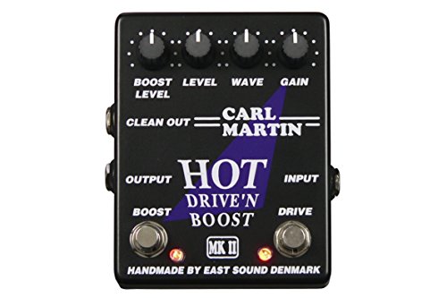 「非常に良い」Carl Martin Hot Drive'n Boost Mk2 オーバードライヴ&amp;ブースターユニット (中古品)