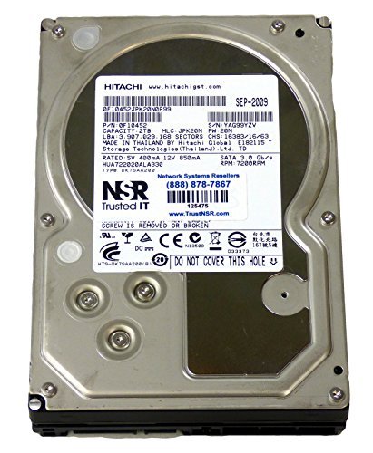 「非常に良い」HUA722020ALA330 HITACHI 2TB 7200RPM 3.5INCH SATA HARD DRIVE (ULTRASTAR(中古品)