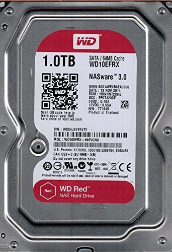 2PR7551 - WD Red WD10EFRX 1 TB 3.5quot; Internal Hard Drive [並行輸入 (中古品)の通販は