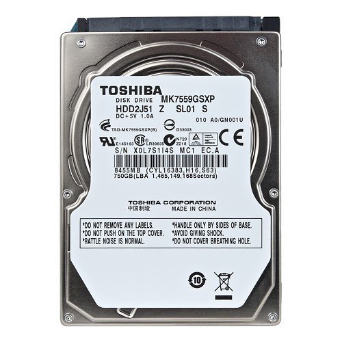 Toshiba MK7559GSXP 750GB SATA/300 5400RPM 8MB 2.5 Hard Drive [並行輸入(中古品)