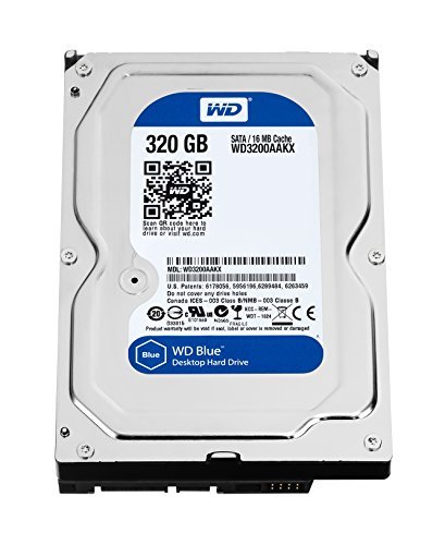 WD Blue 320GB Desktop Hard Disk Drive - 7200 RPM SATA 6 Gb/s 16MB Cach(中古品)
