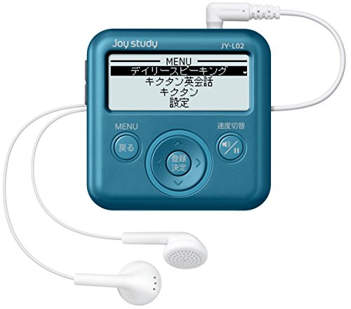 「未使用品」カシオ デジタル英会話学習機 日常英会話 joy study JY-L02BU ブルー(中古品)
