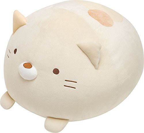 すみっコぐらし スーパーもーちもち大福クッション ねこ MR78201(中古品)の通販は