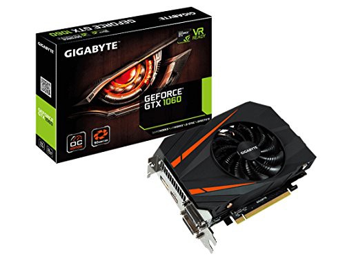 GIGABYTE ビデオカードGEFORCE GTX 1060搭載 GV-N1060IXOC-3GD(中古品)