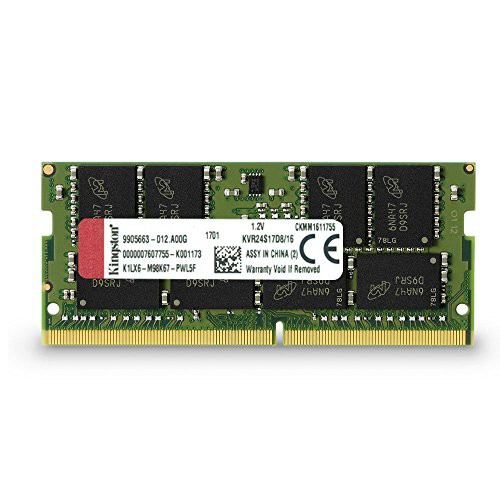 キングストンKingstonノートPC用メモリ DDR4-2400 (PC4-19200) 16GB CL15 1(中古品)の通販は