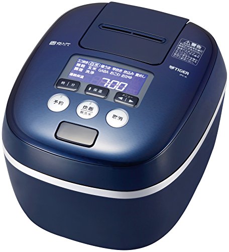 タイガー 炊飯器 5.5合 圧力 IH ブルーブラック 炊きたて 炊飯 ジャー JPC-(中古品)