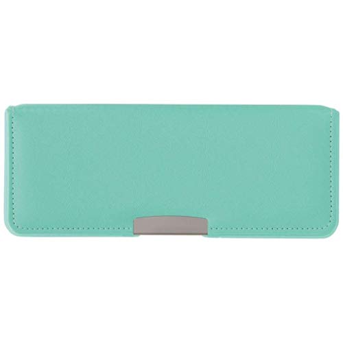 「未使用品」サンスター文具 筆箱 コンパクト筆入 ヨコピタ 2ドア ライトグリーン S1312(中古品)
