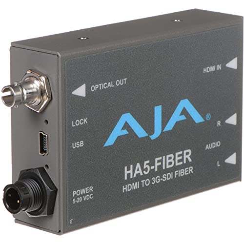 AJA HA5-Fiber HDMI to 3G-SDI ファイバービデオおよびオーディオコンバー (中古品)