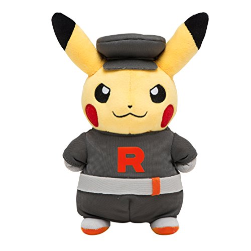 「非常に良い」ポケモンセンターオリジナル ぬいぐるみ 団員ごっこピカチュウ ロケット団(中古品)