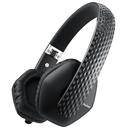 AudioMX ヘッドホン 重低音 密閉型 オンイヤー 折りたたみ式 リモコン・マ (中古品)