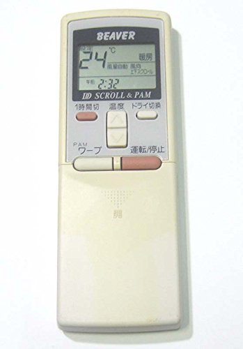 「未使用品」BEAVER ビーバー エアコン リモコン RKS502A 210F(中古品)