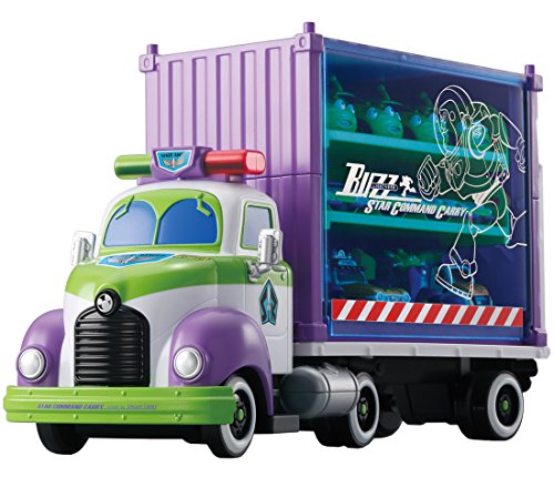 「ほぼ新品」トミカ ディズニーモータース スターコマンドキャリー バズ・ライトイヤー(中古品)