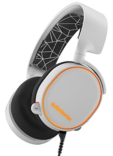 国内正規品 密閉型 ゲーミングヘッドセット SteelSeries Arctis 5 White(中古品)の通販は 9,042円