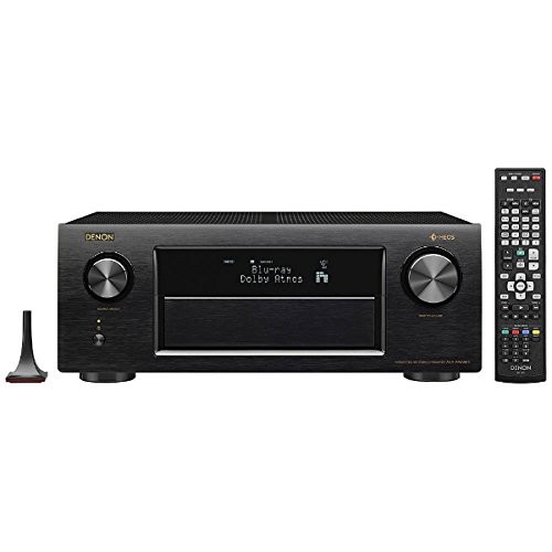 Denon AVレシーバー 11.2ch HEOS機能/ハイレゾ音源対応/Dolby Atmos・DTS:X(中古品)