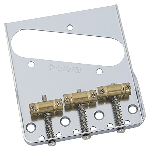 「非常に良い」GOTOH TLタイプブリッジ、In-Tuneサドル、クローム(PBS-TC1SC) BS-TC1S-C(中古品)