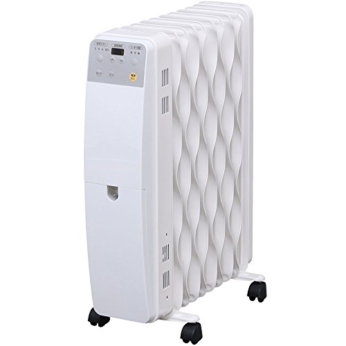 アイリスオーヤマ オイルヒーター ウェーブ マイコン式 IWH-1210M-W(中古品)