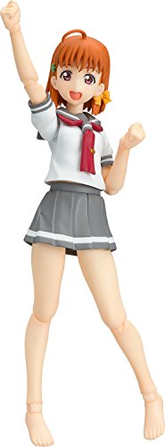 「ほぼ新品」figma ラブライブ! サンシャイン!! 高海千歌 ノンスケール ABS&amp;PVC製 塗装 (中古品)