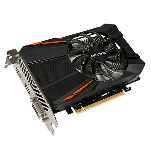 ギガバイトNvidia GV-N105TD5-4GD 4GB GDDR5 PCI-E - ブラック(中古品)