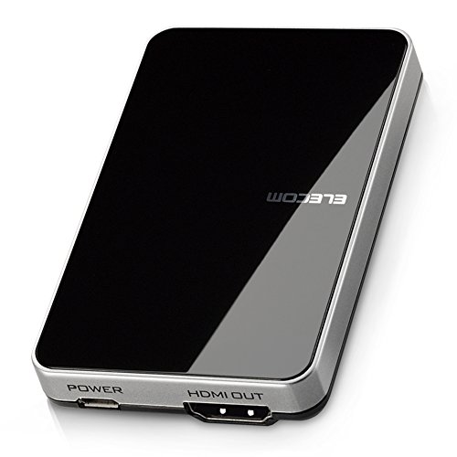 「未使用品」エレコム Miracastレシーバー ミラキャスト Windows10スマホ対応 Continuum(中古品)