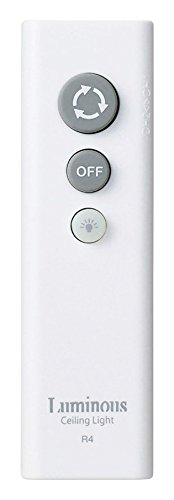 ルミナス LEDシーリングライト用 リモコン リモコンR4(中古品)の通販は 6,017円