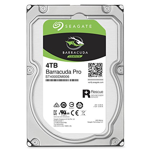 「未使用品」Seagate 4TB BarraCuda Pro SATA 6Gb/s 128MB 3.5-Inch Internal HDD (ST40(中古品)