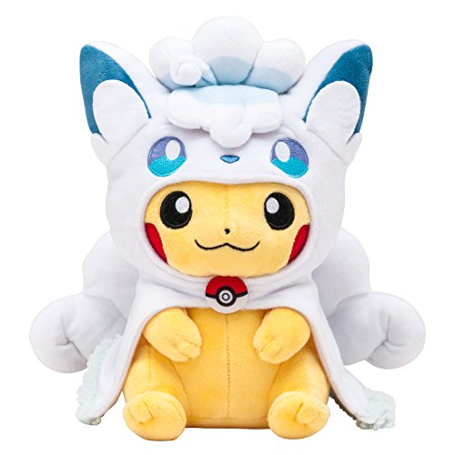 ポケモンセンターオリジナル ぬいぐるみ アローラロコンポンチョのピカチュ(中古品)