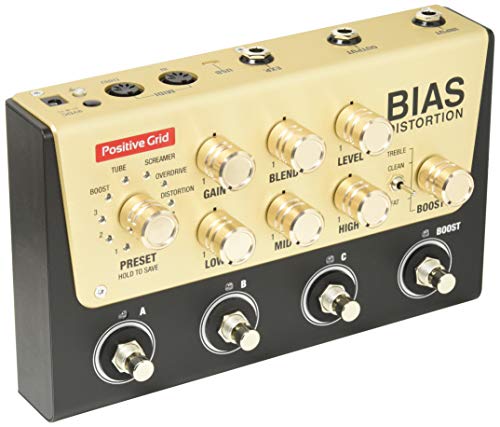 「非常に良い」Positive Grid BIAS Distortion トーン・マッチ・ディストーション・ペダル(中古品)