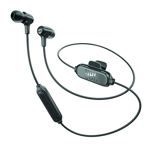 「非常に良い」JBL E25BT Bluetoothイヤホン マルチポイント対応/通話可能 ブラック JBLE2(中古品)