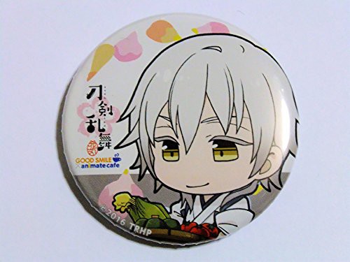 刀剣乱舞-花丸- アニメイトカフェ 缶バッジ 鶴丸国永(中古品)の通販は