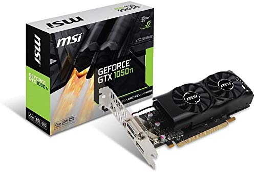 「未使用品」MSI GeForce GTX 1050 Ti 4GT LP グラフィックスボード LPモデル VD6238(中古品)