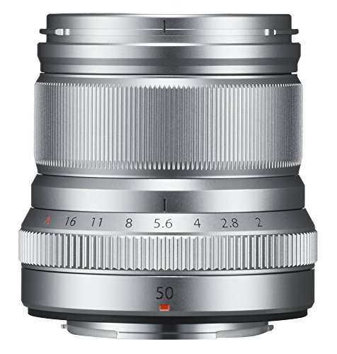 FUJIFILM 単焦点中望遠レンズ XF50mmF2 R WR S シルバー(中古品)