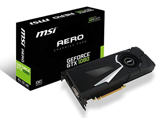 【中古】MSI GeForce GTX 1080 非常に良い」MSI Computer GTX 1080 AERO 8G OC NVIDIA GeForce GDDR5X