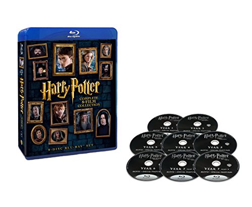 「ほぼ新品」ハリー・ポッター 8-Film ブルーレイセット (8枚組) [Blu-ray](中古品)