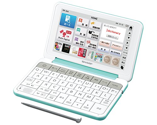 「未使用品」シャープ カラ—電子辞書 Brain 高校生モデル グリーン系 PW-SH4-G(中古品)